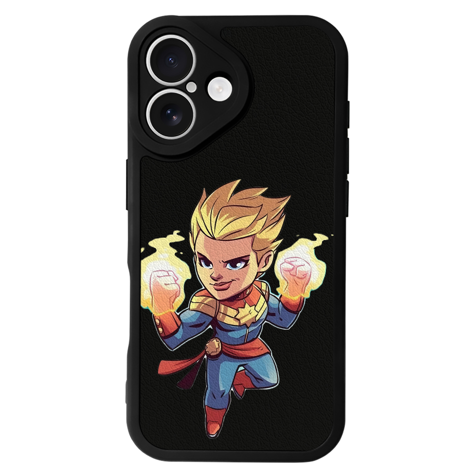 （画像用） アベンジャーズ The Avengers 【iPhone 16シリーズ対応】シリコンスマホケース（レザー調） 材質：シリコン